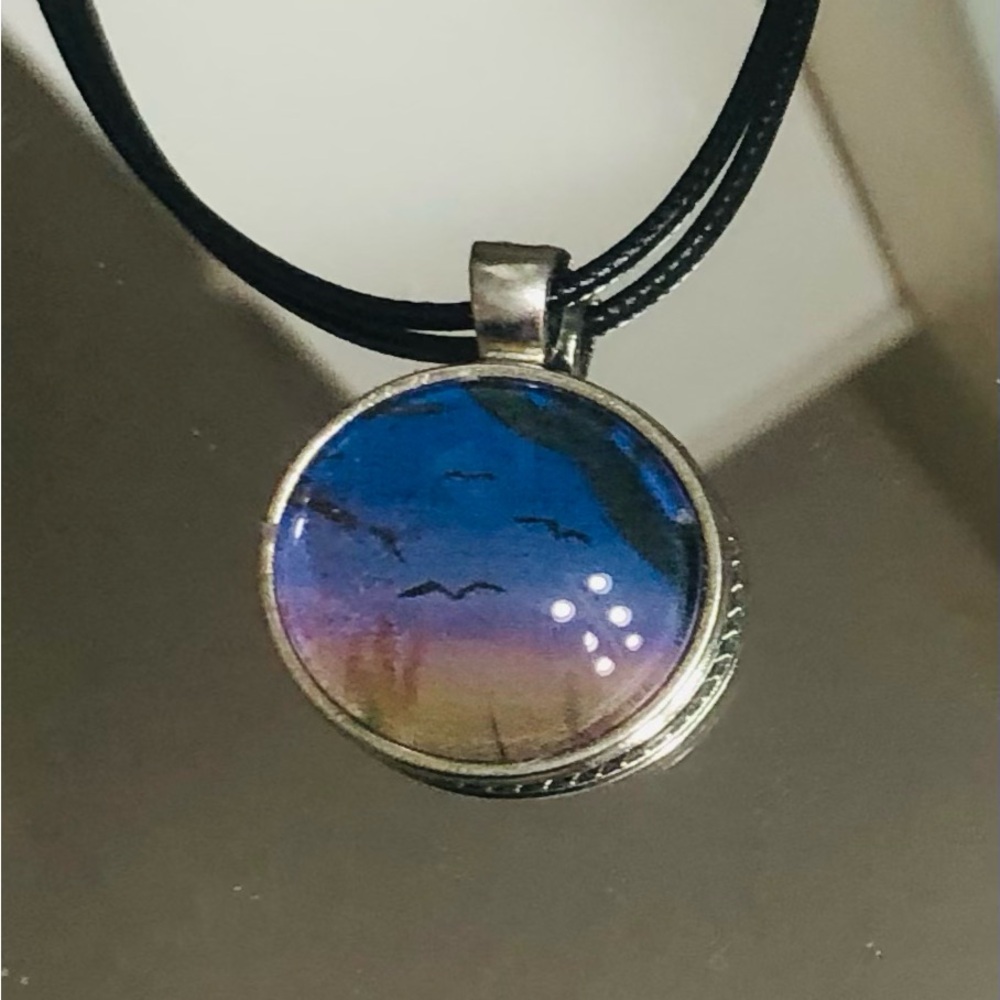 Nature-Inspired Mini Painting Pendants